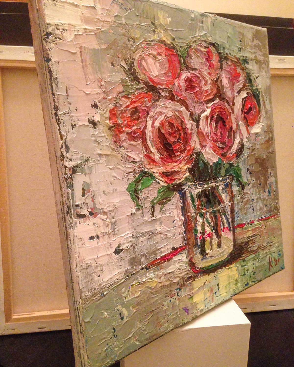 Good Afternoon Oil Painted Canvas - Image 2