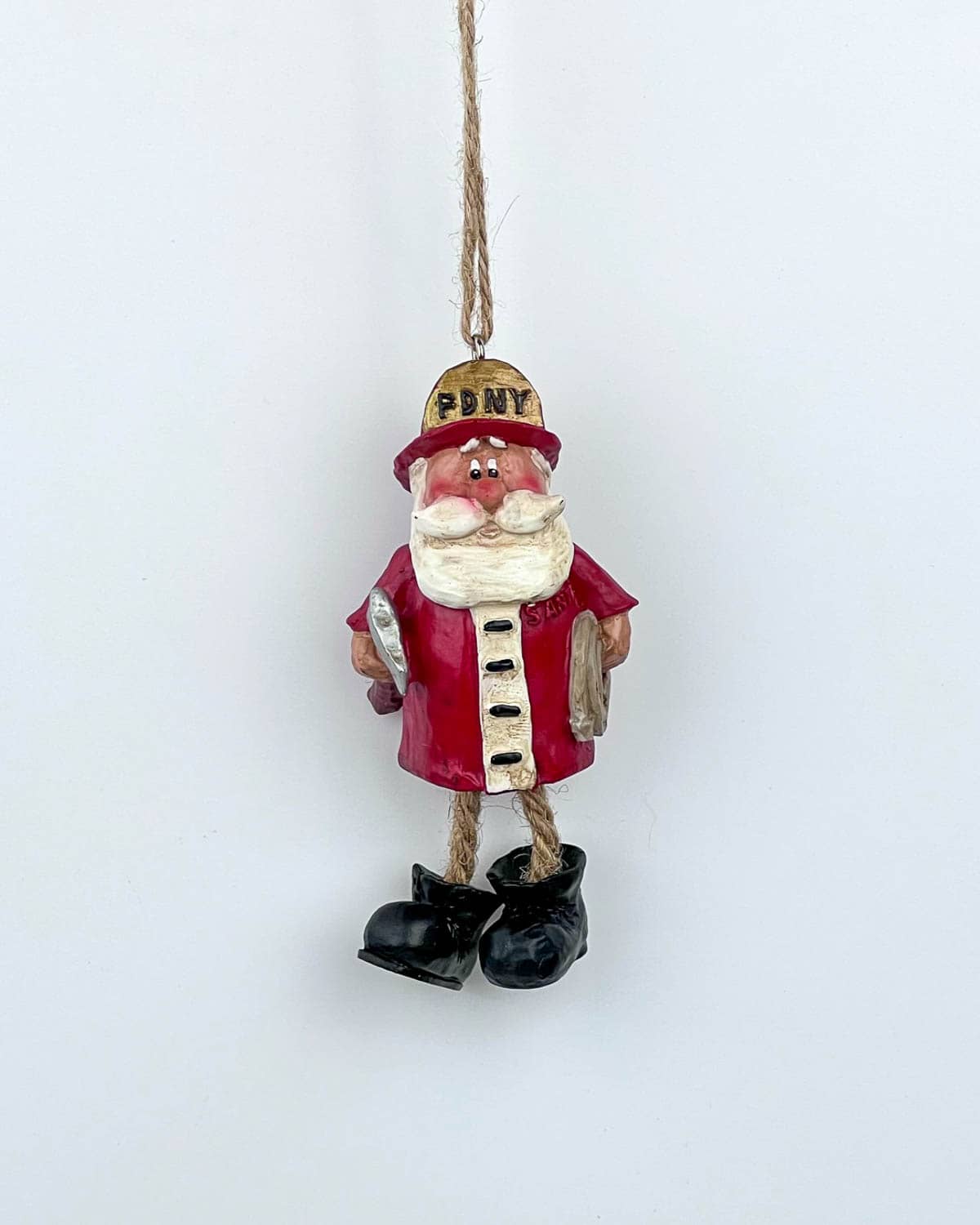 FDNY Santa Christmas Ornament