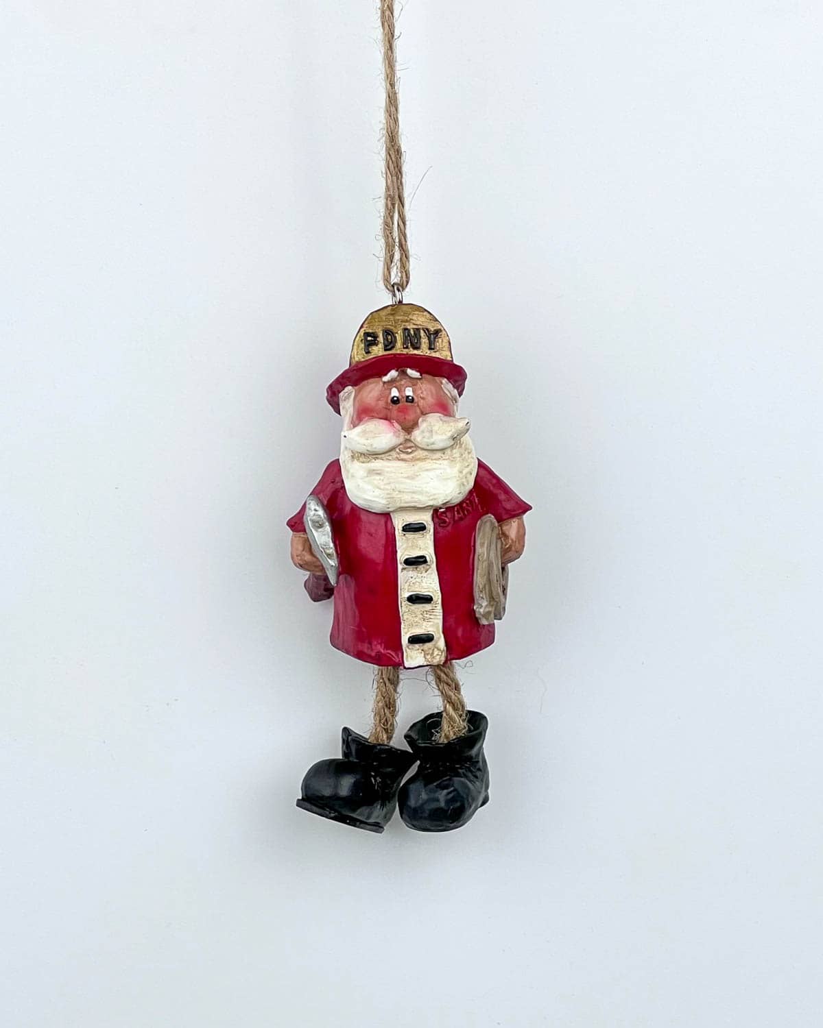FDNY Santa Christmas Ornament - Image 2