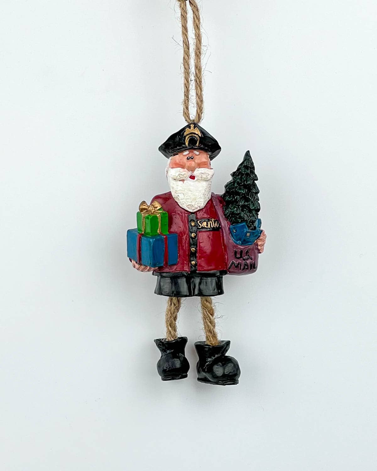 Santa Mailman Christmas Ornament