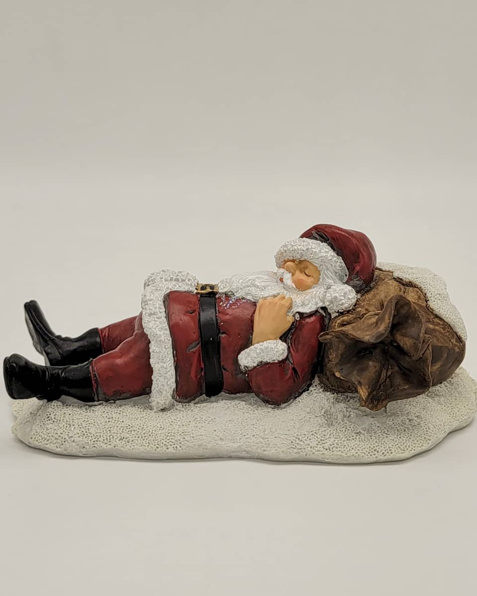 Sleeping Santa Christmas Decoration - Image 2