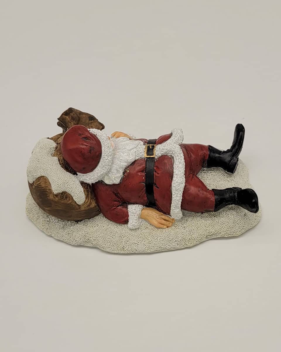 Sleeping Santa Christmas Decoration - Image 3