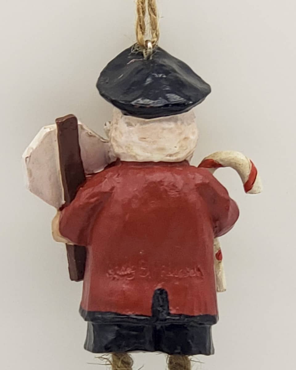 New York Policeman Santa Christmas Ornament - Image 2